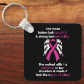 無敵/彼女…乳癌 キーホルダー (正面)