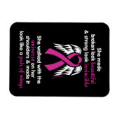 無敵/彼女…乳癌 マグネット (横)