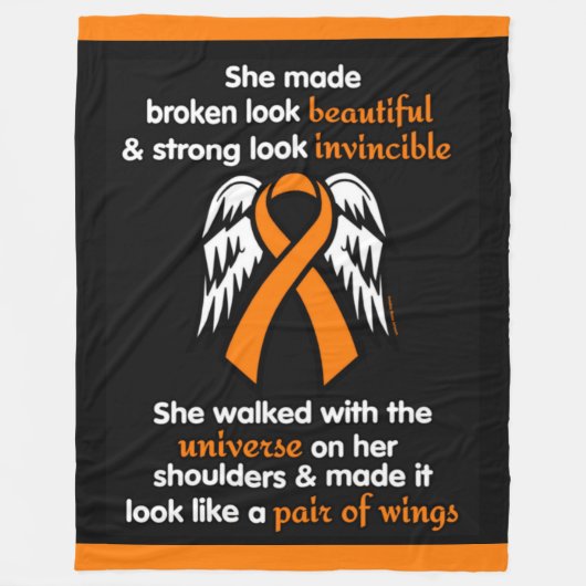 無敵…RSD/CRPS フリースブランケット (正面)