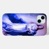 無斑の受胎ブルー Case-Mate iPhoneケース (裏面 (横))