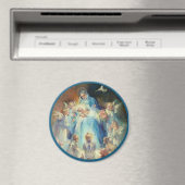 無斑ヴァージンメアリーエンジェルベビーイエス マグネット (インサイチュ (食洗機))