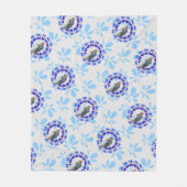 無斑性受胎ヴァージンメアリー フリースブランケット (正面)