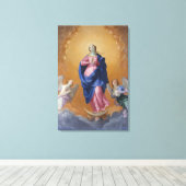 無斑概念 キャンバスプリント (インサイチュ (ウッドフロア))