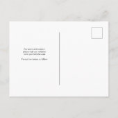 無料おもしろいケーキオープンバー結婚式の日付を保存 案内ポストカード (裏面)