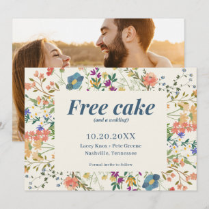 無料おもしろいケーキ山花結婚式の日付を保存 セーブザデート