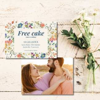 無料おもしろいケーキ山花結婚式の日付を保存 セーブザデート