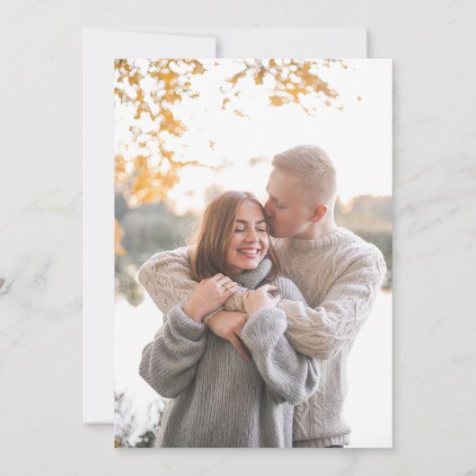 無料おもしろいドリンク写真ウェディング日付を保存 セーブザデート (裏面)