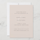 無料おもしろいドリンク写真ウェディング日付を保存 セーブザデート (裏面)