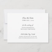 無料おもしろいドリンク写真セーブ・ザ・デート案内 招待状 (裏面)