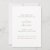 無料おもしろいドリンク写真結婚ラストの日付 セーブザデート (裏面)