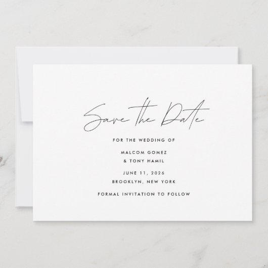 無料おもしろいドリンク写真LGBTゲイ日付を保存 案内状 (裏面)