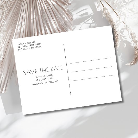 無料おもしろいドリンク結婚のグレー日付の保存 案内ポストカード