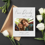 無料おもしろいドリンク結婚の写真日付を保存 案内ポストカード<br><div class="desc">このおもしろい無料ドリンクと結婚の写真を保存する日付はがきは笑いが彼らの旅を蹴る方法であるカップルに完璧な信じ最高の。このハガキは喜びと不吉の本質を捉え、「飲み物を無料にして結婚する」というスマイルを持ち込む喜ばしいメッセージを掲載している。 特別な日は愛だけでなく、多くの喜びとお祝いを約束していることをゲストに知らせるには楽しい方法だ。フロントサイドは、あなたの選んだ写真を紹介し、あなたの大きな日を楽しんでお離れ客様を楽しませる個人のtouchを追加する。一方、背面には、日付、場所、共有したい追加の情報など結婚の重要な詳細のための十分な宇宙が提供されている。あなたはの事伝統的件やお祝いなどお洒落の結婚、このFunnyFree Drinksの写真を保存ハガキは今後のニュースを発表する完璧な方法である。喜びを広げ、特別な日のトーンを設定し、ゲストがスマイルで自分のカレンダーにマークを付けることを保証！</div>