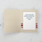 無料おもしろい男性漫画ワイン誕生日 カード (内部)