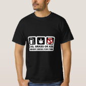 無料では乗せない – オールドスクールコード Tシャツ (正面)