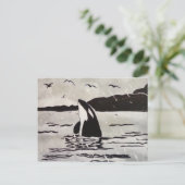 無料で幸せ ポストカード (スタンド正面)