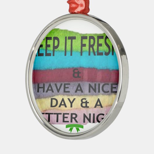 無料で維持しろよ メタルオーナメント (左)