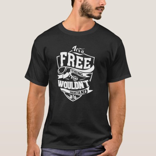 無料のものだよ Tシャツ (正面)