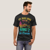 無料のアイスクリームクルーズファミリー Tシャツ (正面フル)
