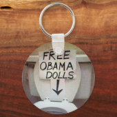 無料のオバマ人形 キーホルダー (正面)