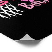 無料のスローまたはピンクの弓ジェンダーの表示 ポスター (角)