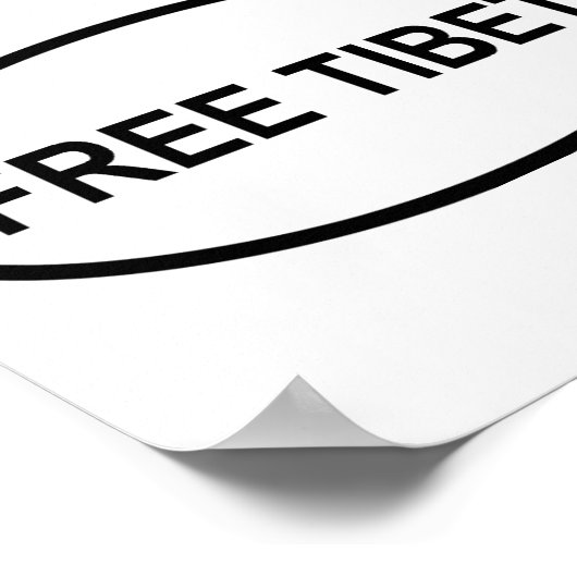 無料のチベットのポスター ポスター (角)