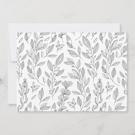 無料のドリンク付き3枚の写真のエンゲージメントウェディング セーブザデート (裏面)