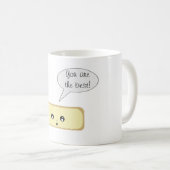 無料のドーナツ・マグ コーヒーマグカップ (正面右)