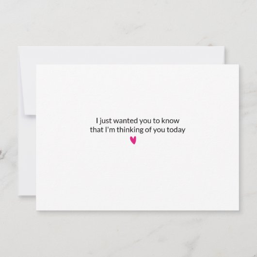 無料のハグを添えた思いやりカード (裏面)