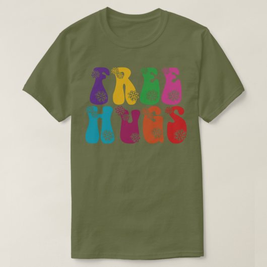 無料のハグ Tシャツ (デザイン正面)