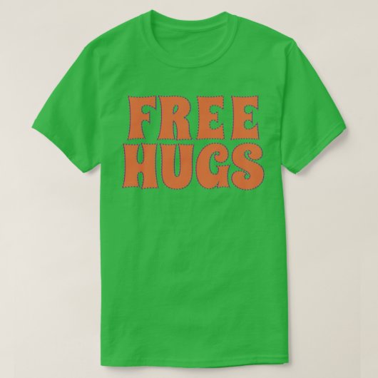 無料のハグ Tシャツ (デザイン正面)