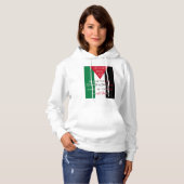 無料のパレスチナTシャツ – Gaza Sweatshirt救 – ガジア パーカ (正面フル)