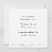 無料のビール目当てで来たけど、結婚式に興味が湧いた 招待状 (裏面)