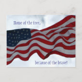 無料のホーム…退役軍人日はがき ポストカード (正面)