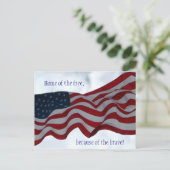 無料のホーム…退役軍人日はがき ポストカード (スタンド正面)