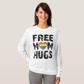 無料のママは可愛いLGBTプライドゲイギフト。 Tシャツ (正面フル)