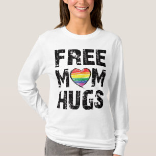 無料のママは可愛いLGBTプライドゲイギフト。 Tシャツ