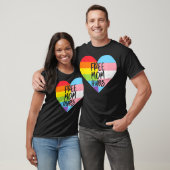 無料のママハグ トランスジェンダーの代名詞 LGBTQ 性別 ノンバイナリー Tシャツ (ユニセックス)
