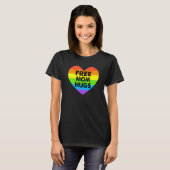 無料のママHugs Lgbt Tシャツ (正面フル)