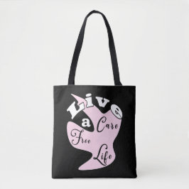 無料のライフ気にトートバッグを生きる トートバッグ