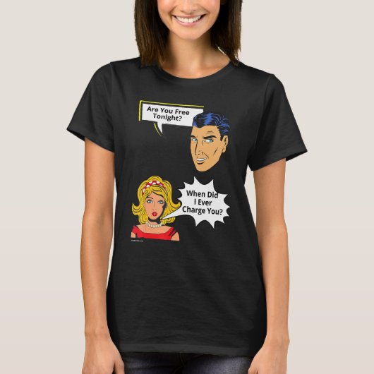 無料の今夜とき私は人間関係2 Tシャツ (正面)