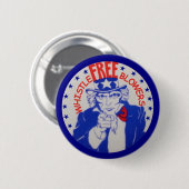 無料の公益通報者 缶バッジ (正面&裏面)