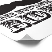 無料の口ひげライド ポスター (角)