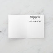 無料の女子テニスプレーヤーグリーティングカード カード (内部)