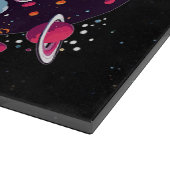 無料の宇宙飛行士デザイン カッティングボード (角)