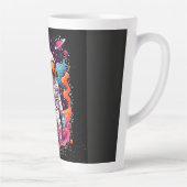 無料の宇宙飛行士デザイン カフェラテマグ (右)