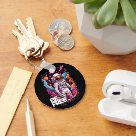 無料の宇宙飛行士デザイン キーホルダー