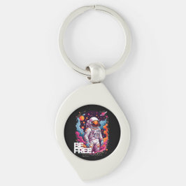 無料の宇宙飛行士デザイン キーホルダー