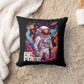 無料の宇宙飛行士デザイン クッション (ブランケット)