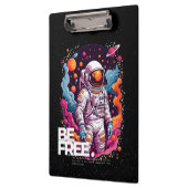 無料の宇宙飛行士デザイン クリップボード (左)